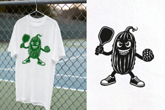Pickleball SVG. Funny Pickle Mascot Characters Product Image 3