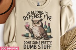 Dumb stuff PNG, Funny Sarcastic Animal Quotes PNG Product Image 3