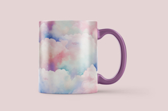 Pastel Cloud Watercolor Digital Paper Product Image 3