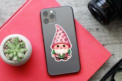 Cute Christmas Watercolor Gnomes Sticker Design Bundle Product Image 3