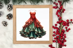 Festive Christmas Sewing Clipart , Christmas PNG Product Image 3