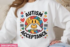 Autism Acceptance PNG, Autism Sublimation PNG Product Image 3