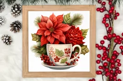 Fairy Christmas Sublimation Clipart, Fairy Christmas PNG Product Image 3