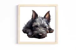 Cute Sleeping Dogs Clipart Product Image 3