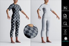 Female T-shirt Mockup Product Image 7