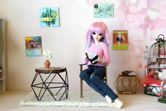 Miniature simple chair laser cut download file dollhouse fur Product Image 3