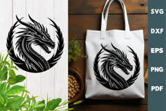 Dragon Design, Cutting board, Laser cut, Cricut svg Product Image 3