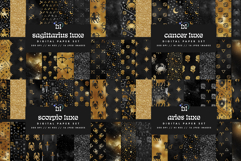 Gold and Black Zodiac Pattern Bundle Product Image 3