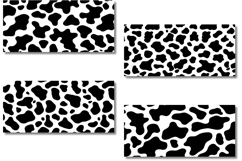 Black and White Cow Print Patterns Vector Product Image 3