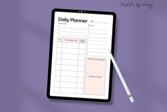 Work Daily Planner Template Printable &amp; Editable Canva Product Image 3