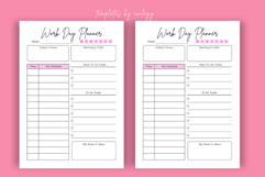 Minimalist Work Day Planner Template for Canva Daily Product Product Image 3