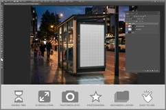 Billboard Bus Stop Shelter Product Image 2
