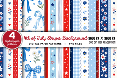 4th Of July Stripes Background PNG Product Image 1