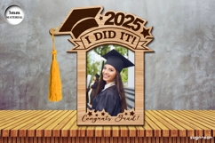 Graduation Photo Frame Laser Cut | Tassel Holder | SVG Product Image 1