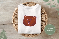 Hand Drawn Bear Illustration, Cartoon Bear PNG Product Image 3