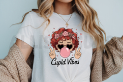 Cupid Vibes Sublimation PNG , Valentines Day PNG Product Image 3