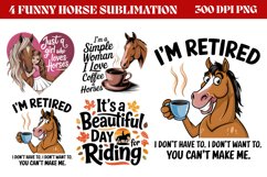Funny Horse Sublimation PNG Product Image 1