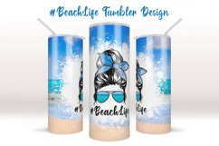 #BeachLife Tumbler Sublimation, Skinny Tumbler 20 Product Image 1