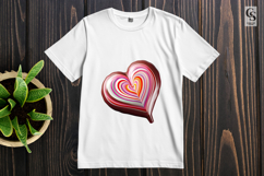 Chocolate Heart Candy Illustration Clipart Sublimation PNG Product Image 3