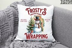 Frostys Christmas Market,Christmas Vintage Sign Sublimation Product Image 3