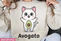 Avogato PNG, Funny Cat Sublimation PNG Product Image 3