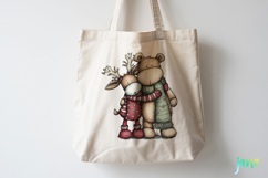 Whimsical Christmas Bears Clipart Product Image 3