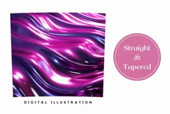 Purple Tumbler Sublimation Design, Holographic Tumbler Wrap Product Image 3