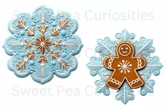 Christmas, GingerBread, Ephemera, PNG, watercolor, Clipart Product Image 3