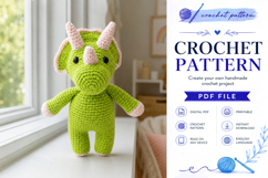 Triceratops Amigurumi Crochet Pattern PDF Product Image 6