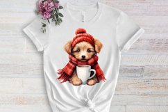 Christmas Animals Coffee Sublimation Clipart, Christmas PNG Product Image 3