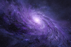 Purple Galaxy Swirl Cosmic Space Background Product Image 1