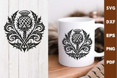 Celtic art SVG, Engraved Laser Cutting board SVG Product Image 3