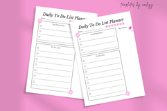Aesthetic Daily To-Do List Planner Template Canva Editable Product Image 2