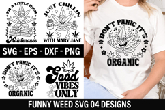 Funny Weed SVG Design - Just Chillin With Mary Jane Product Image 1