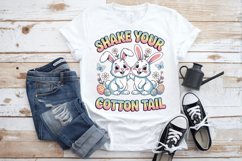 Shake your Cotton Tail PNG Sublimation | Happy Easter Day PN Product Image 3