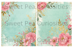 Shabby Chic, Flowers, Papers, Junk Journal Product Image 3