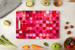 Hot Pink Glam Cutting Boards sublimation Design Product Image 3