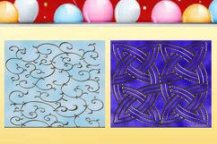 Designs with bright ornament l 8 tumbler designs, JPG Product Image 4