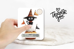Cartoon Halloween Black Cat Money Card, Halloween Gift Card Product Image 3