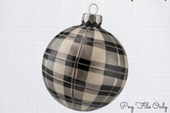 Black White Plaid Christmas PNG Product Image 1