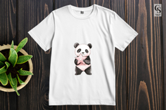 Cute Panda Watercolor Clipart Sublimation PNG Product Image 2