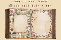 Vintage floral junk journal pages Product Image 3