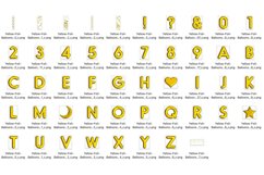 Yellow Foil Balloon Clipart: "Yellow Balloon CLIPART" Product Image 3