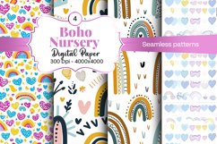 Nursery Boho digital paper Seamless backgrounds Product Image 1
