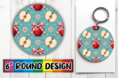 Enchanted Circle Keychain Inspiration PNG, Christmas Product Image 1