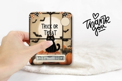 Trick or Treat Money Card, Printable Halloween Black Cat PNG Product Image 3