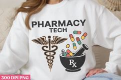 Pharmacy tech PNG, Pharmacy Technician Sublimation PNG Product Image 3