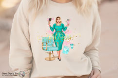 Boss Lady Hairstylist PNG Salon Owner Sublimation Design Product Image 3