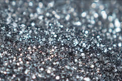 Dark Black Glitter Macro Texture Sparkling Bokeh Effect Product Image 1
