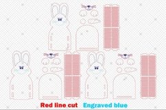 Easter Bunny Egg Holder Ornament Svg Product Image 2